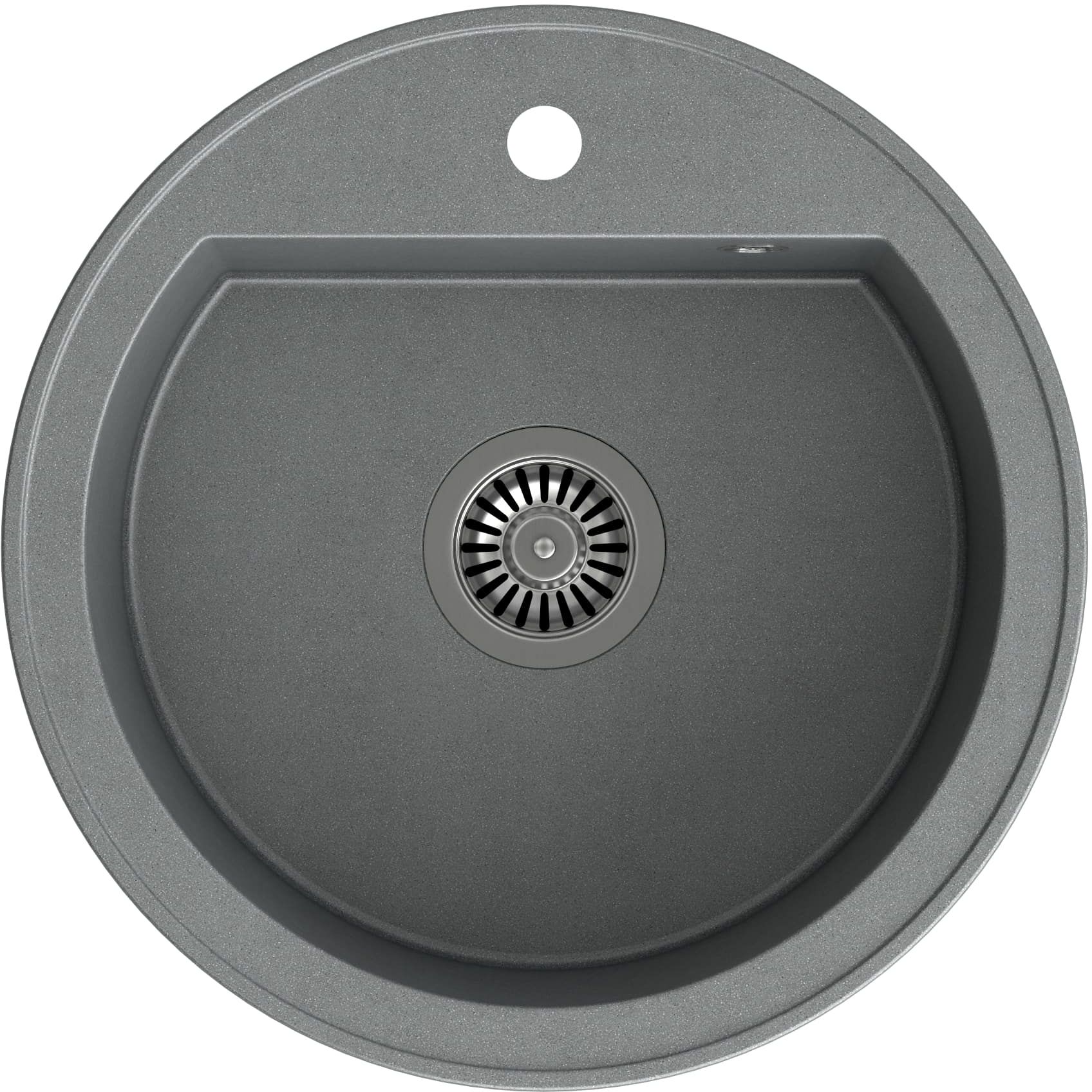 Quadron Johnny chiuveta graniteq 51x51 cm gri/grafit/onix HCQC5151SZK
