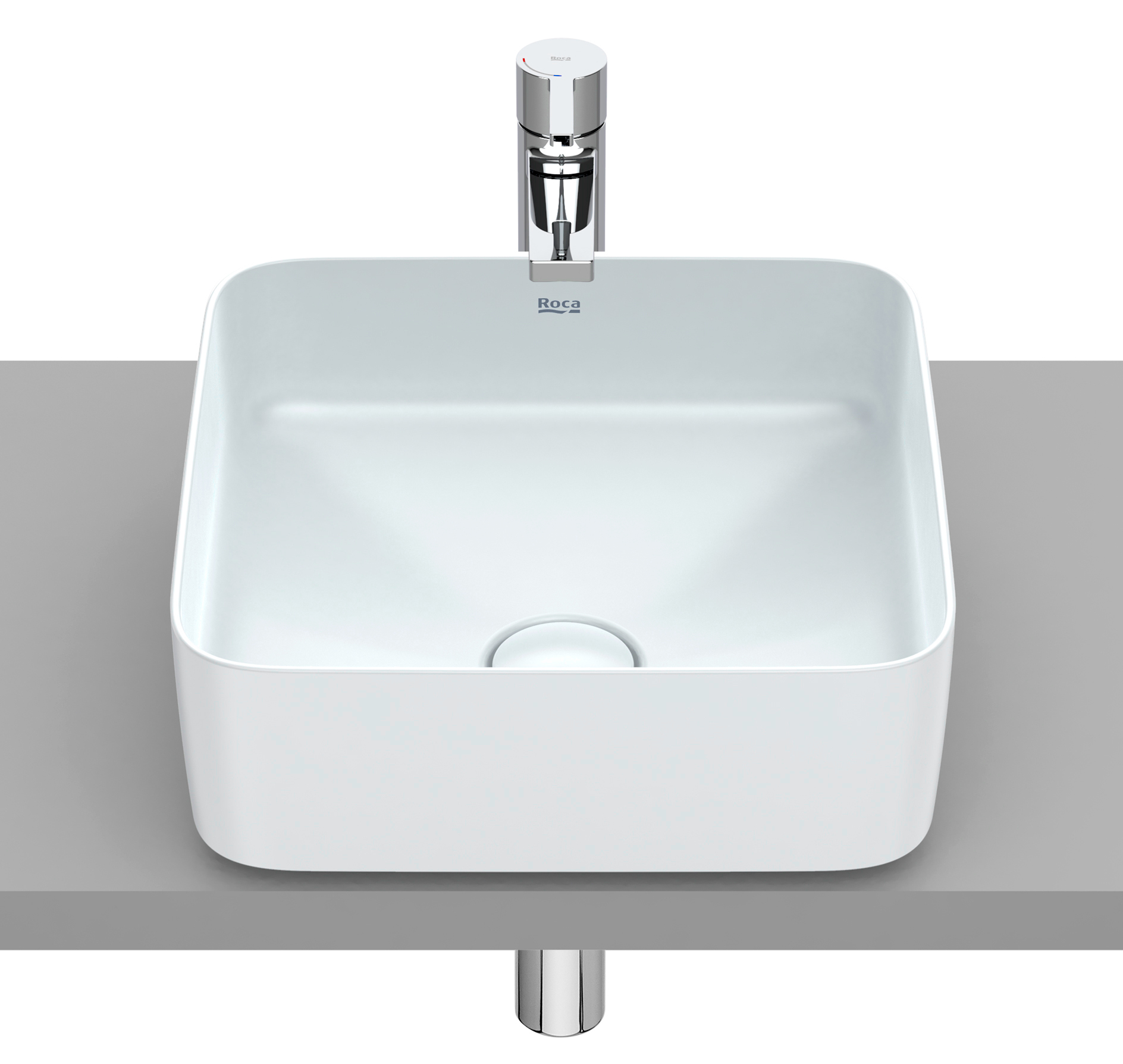 Roca Inspira lavoar 37x37 cm pătrat de blat A327532630