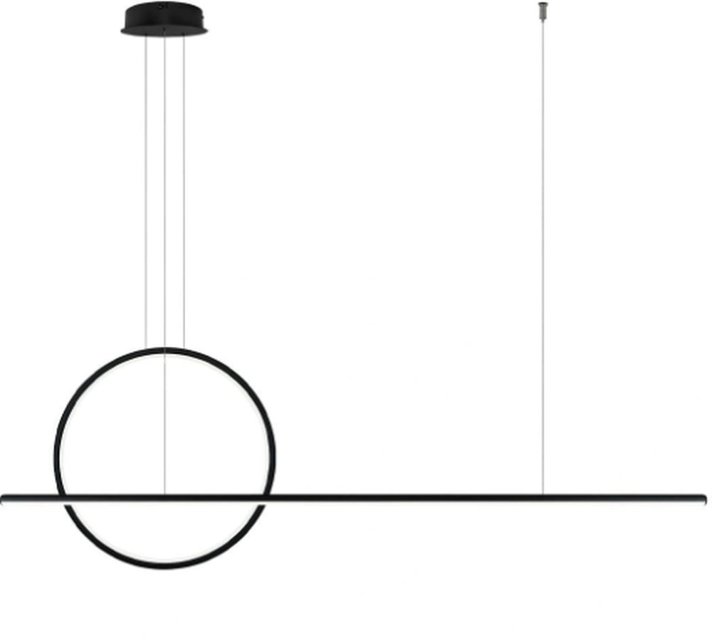Altavola Design Linea lampă suspendată 2x30 W negru LA087/PX143_40_3k_30W_black