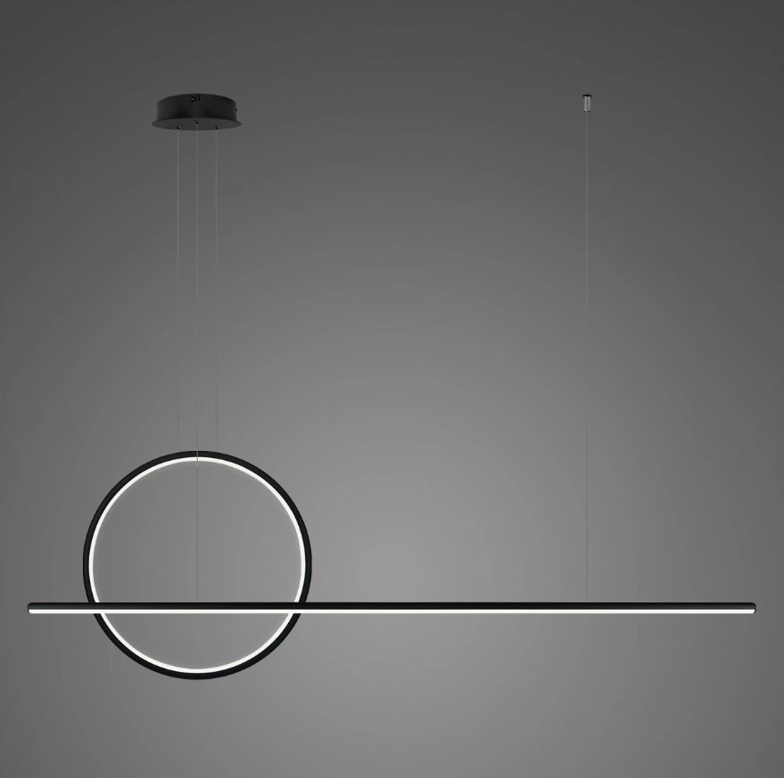 Altavola Design Linea lampă suspendată 2x30 W negru LA087/PX143_40_4k_30W_black