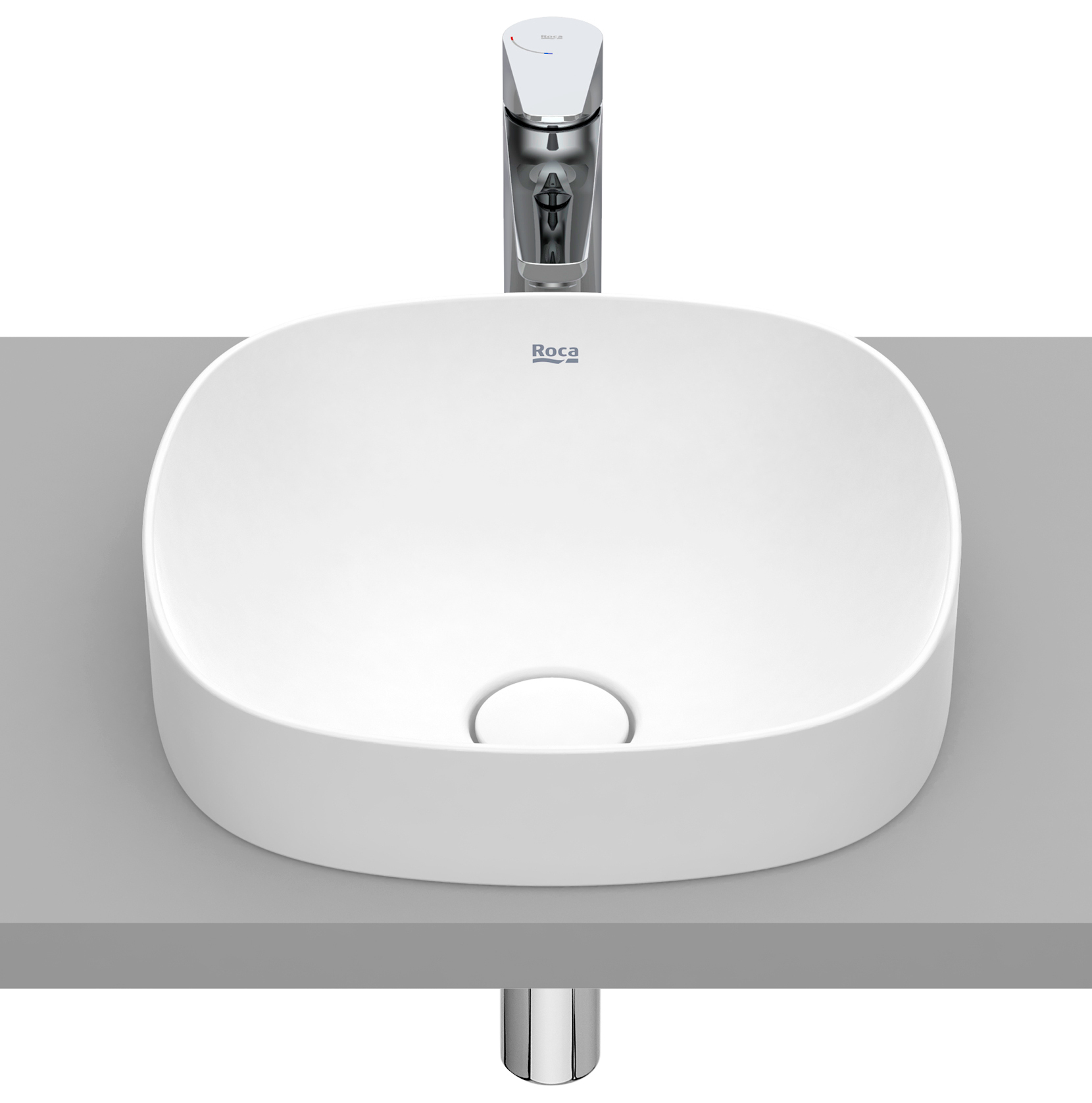 Roca Inspira lavoar 37x37 cm pătrat încastrat alb A32750R620