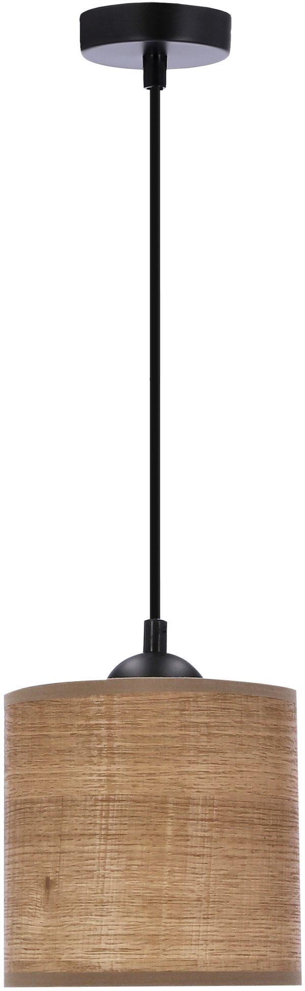 Candellux Legno lampă suspendată 1x40 W negru-bej 31-18311
