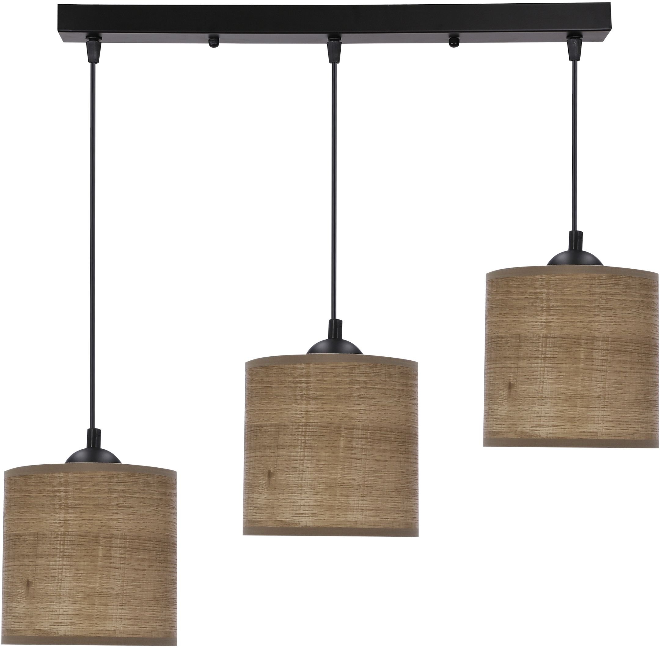 Candellux Legno lampă suspendată 4x40 W negru-bej 33-18335