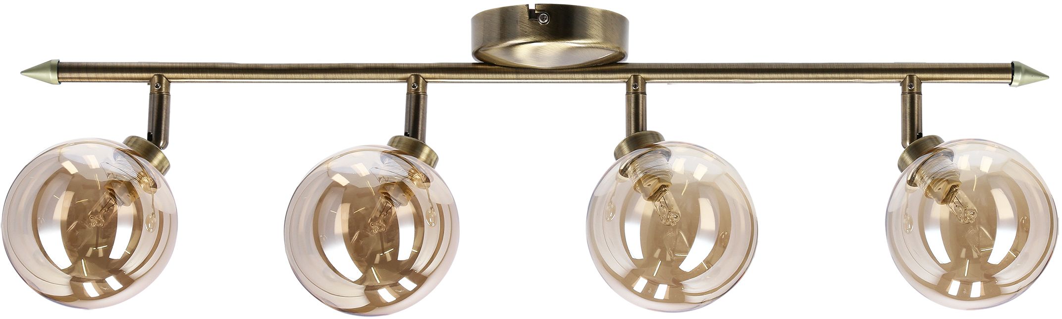 Candellux Rodia lampă de tavan 4x40 W patină-chihlimbar 94-16560