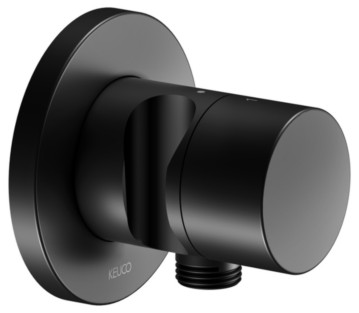 Keuco IXMO conexiune unghiulară cu mâner negru 59556370201