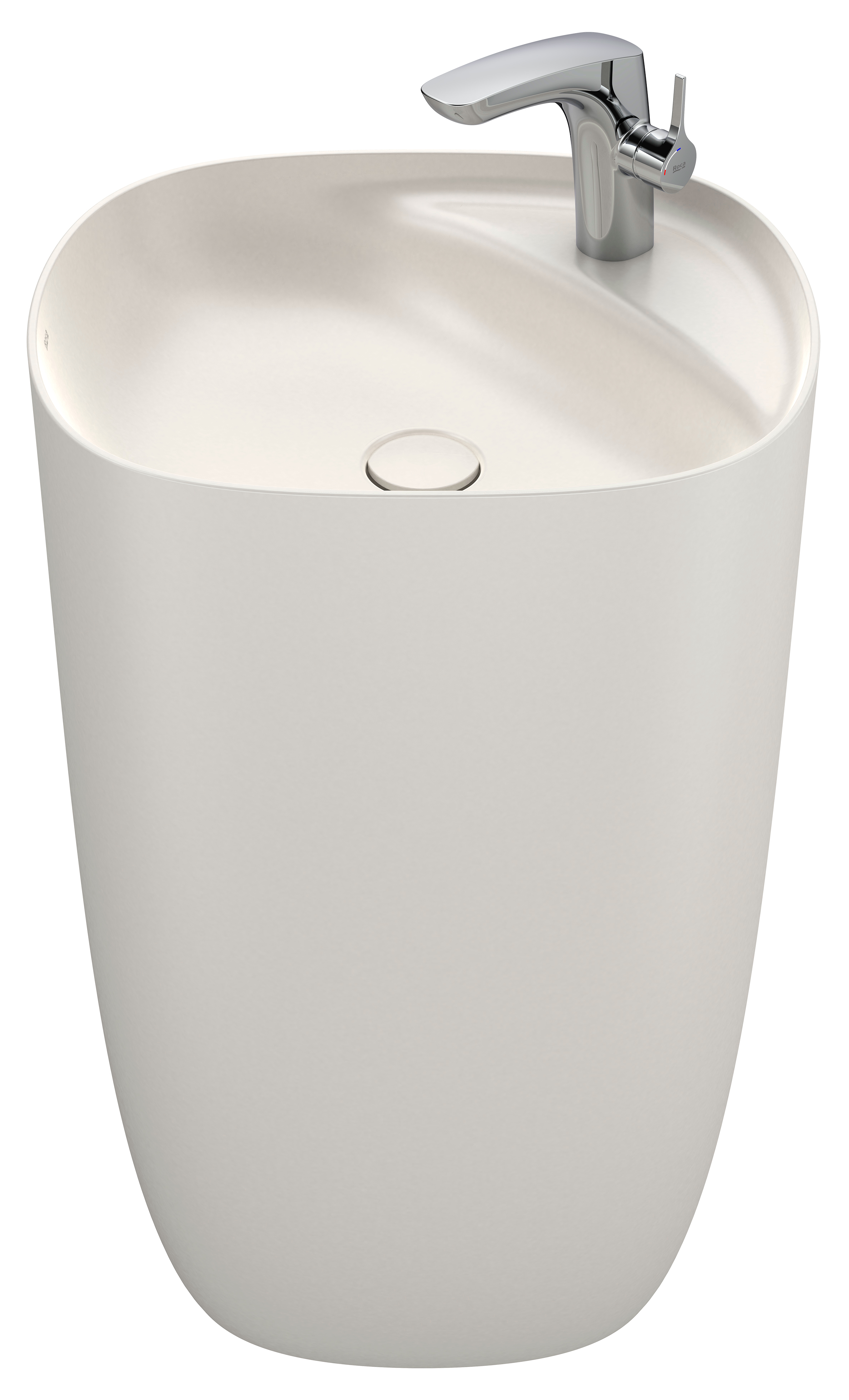 Roca Beyond lavoar 50x45 cm rotund stativ maro/bej A3270B0650