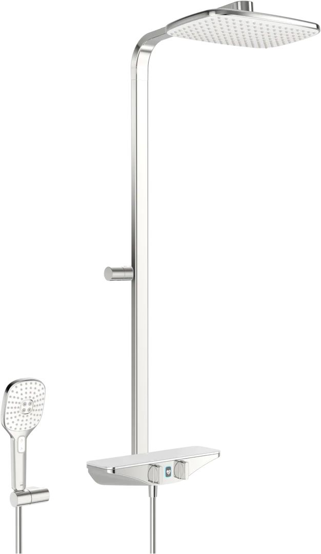 Oras Esteta set de duș perete cu termostat cu duș de ploaie crom 7592-11