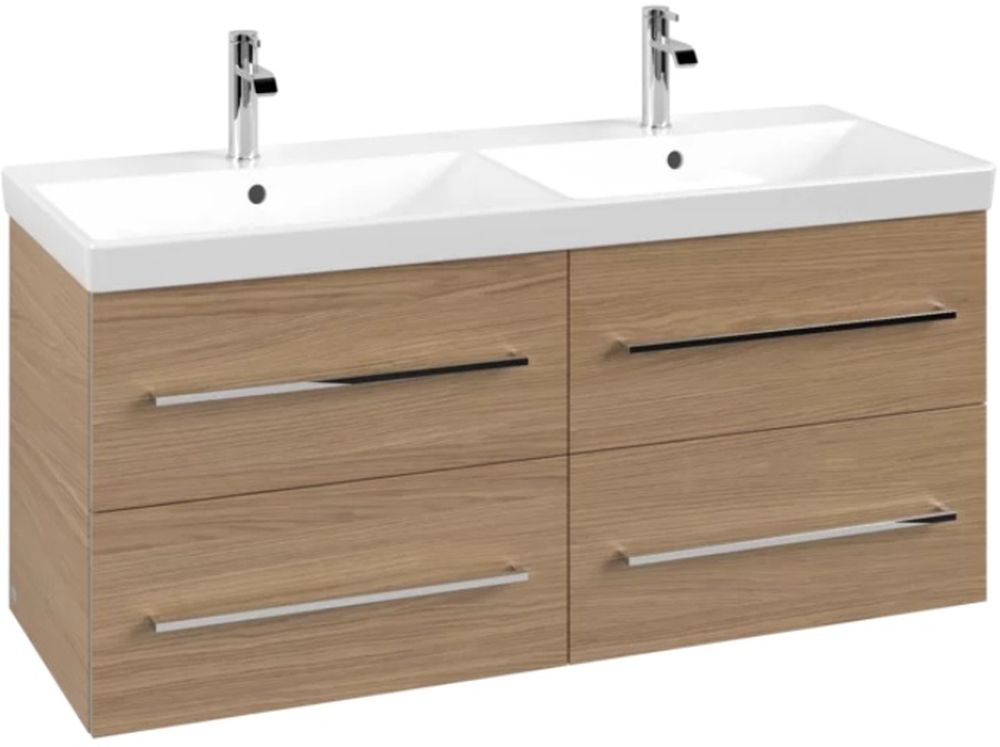 Villeroy & Boch Avento dulap 118x45.2x51.4 cm sub chiuveta pe perete stejar A89300VJ