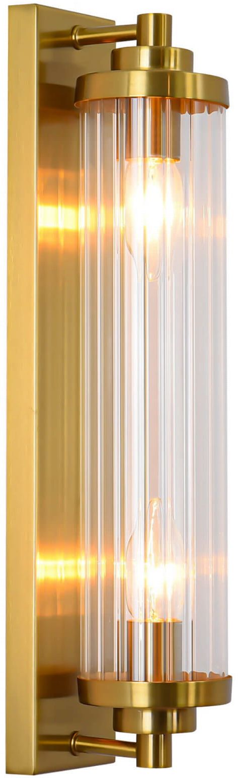 Light Prestige Lorenzo plafonier 2x40 W transparent-auriu LP-2960/1WGD