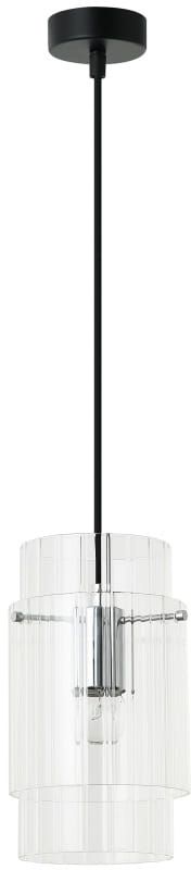 Light Prestige Savona lampă suspendată 1x40 W transparent-argint LP-707/1P