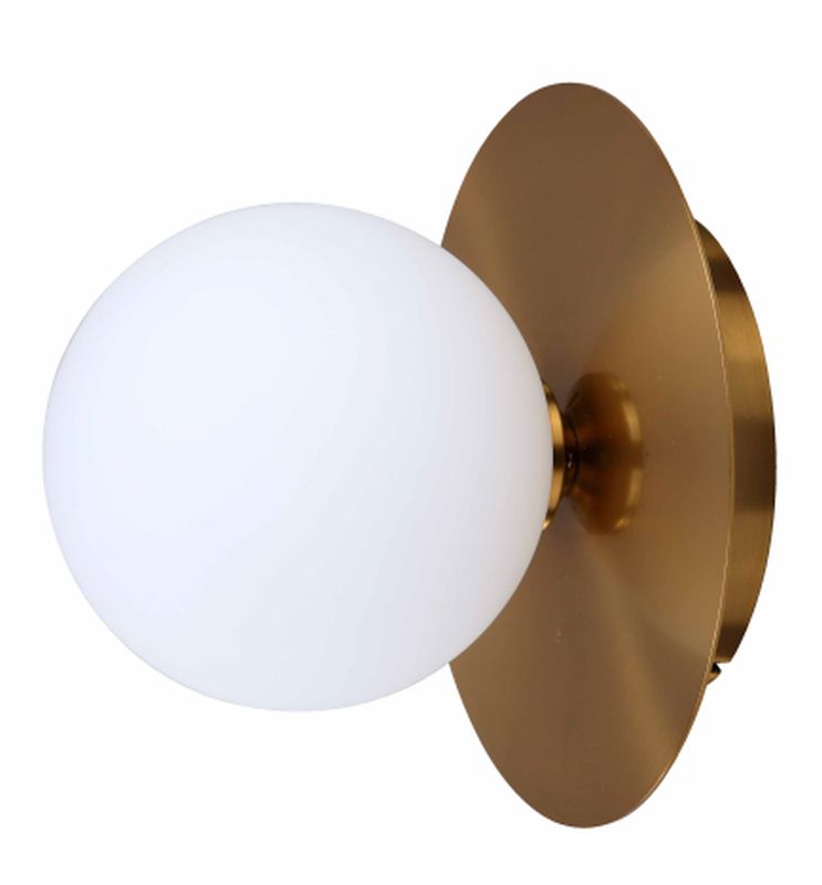 Light Prestige Roma plafonier 1x5 W alb-auriu LP-1345/1WGD