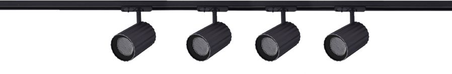 Light Prestige Tokio sistem de șine 4x40 W negru LP-787SET1FBK