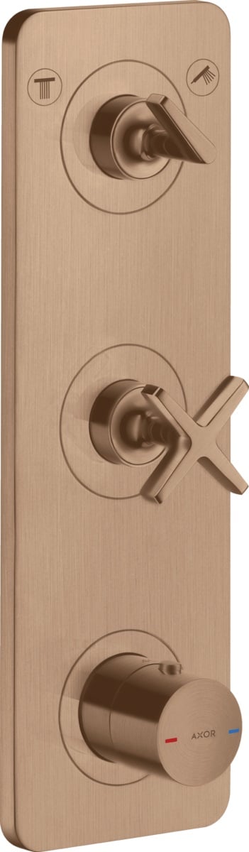 Axor Citterio E baterie cadă-duș ascuns cu termostat || 36703310