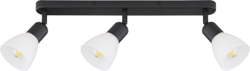 Light Prestige Malta lampă de tavan 3x40 W alb-negru LP-877/3WBK