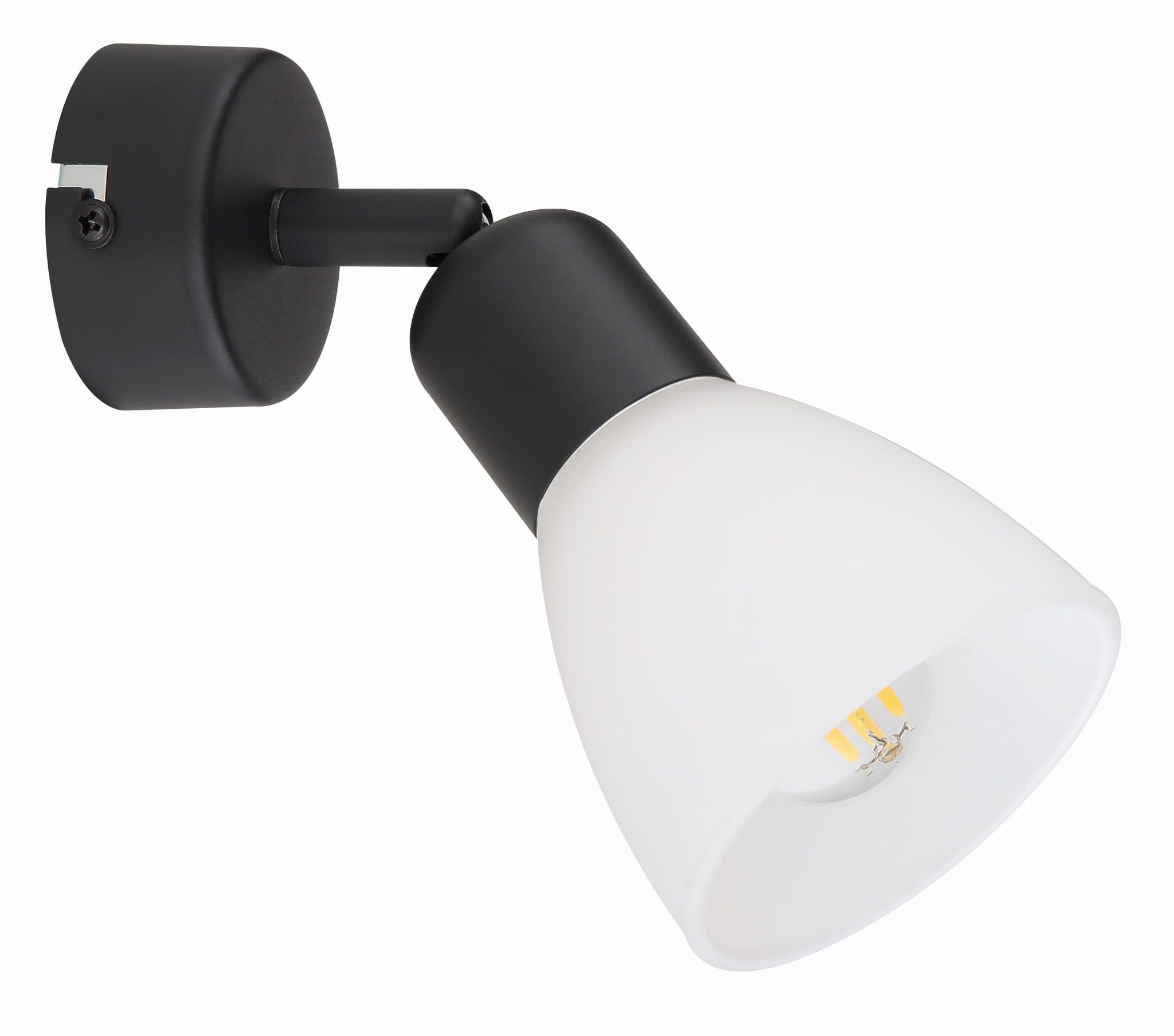Light Prestige Malta lampă de perete 1x40 W alb-negru LP-877/1WBK