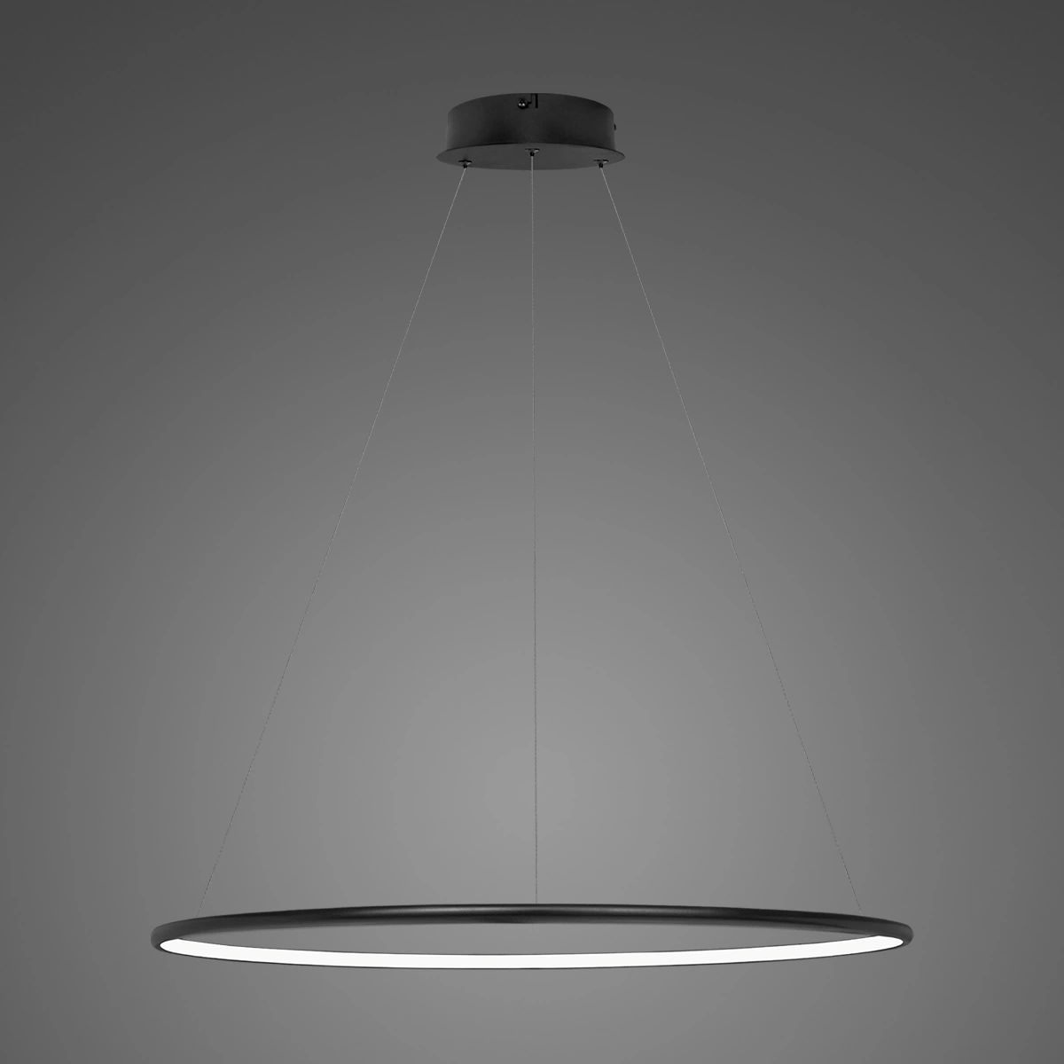 Altavola Design Ledowe Okręgi lampă suspendată 1x43 W negru LA073/P_80_in_4k_43W_black