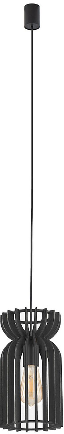 Nowodvorski Lighting Kymi B lampă suspendată 1x60 W negru 10574