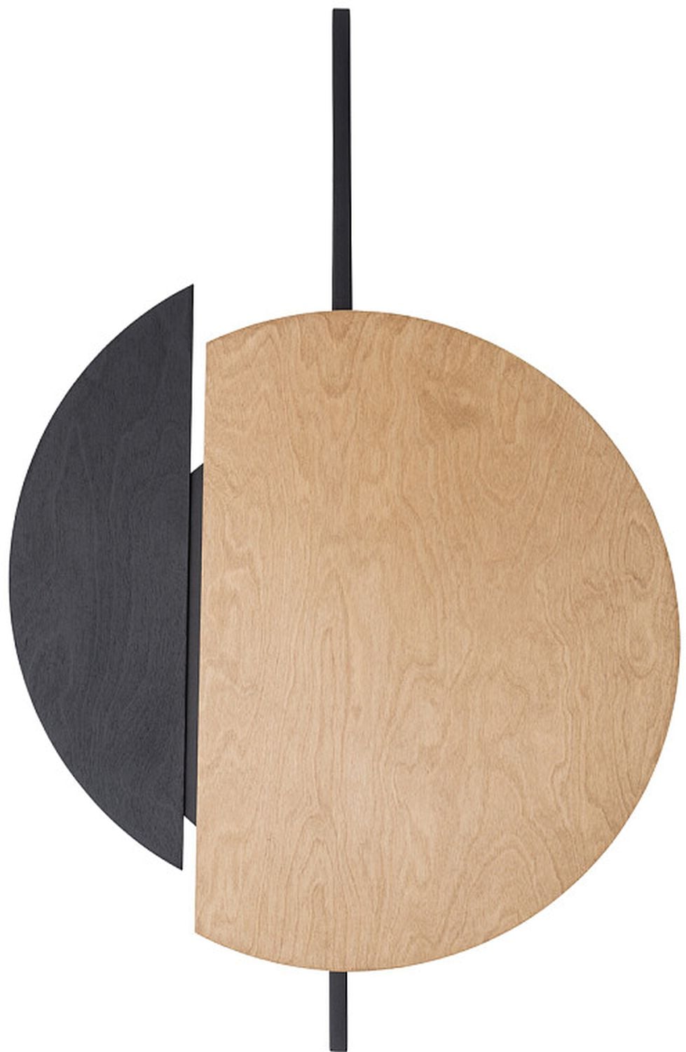 Nowodvorski Lighting Sunset Natural C plafonier 2x8 W negru-lemn 10578