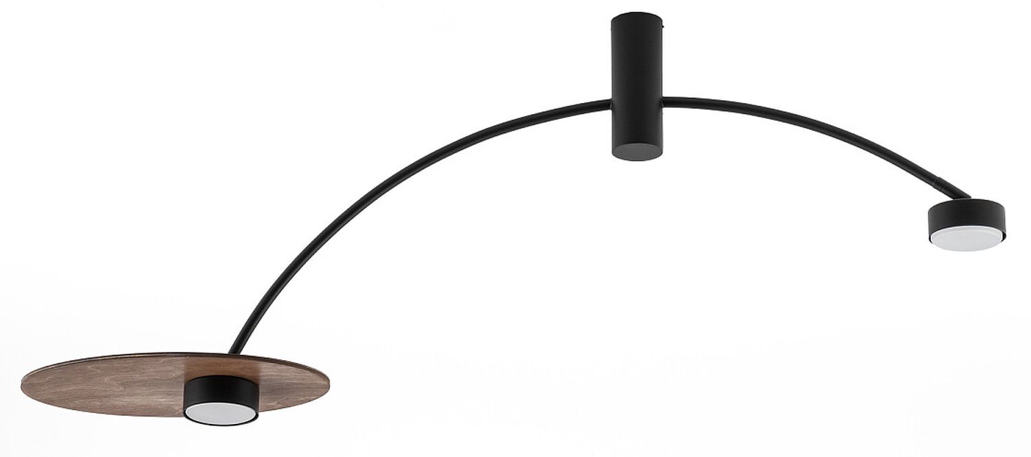 Nowodvorski Lighting Heft lampă de tavan 2x8 W negru 10356