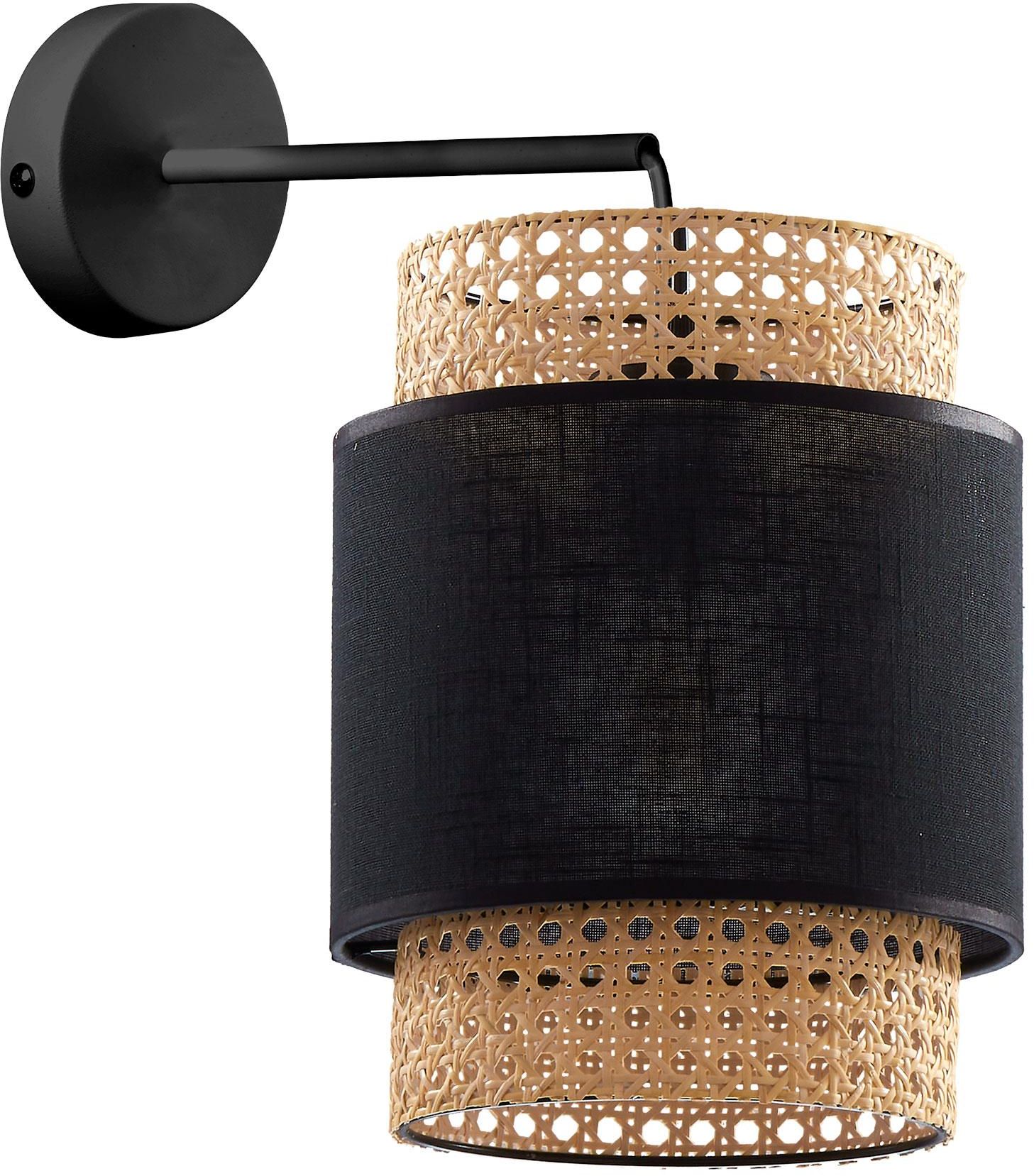 TK Lighting Boho Black lampă de perete 1x15 W negru-bej 6550