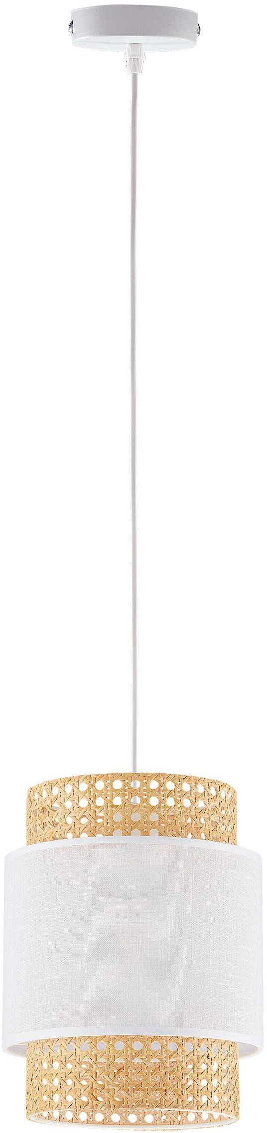 TK Lighting Boho White lampă suspendată 1x15 W alb-bej 6528