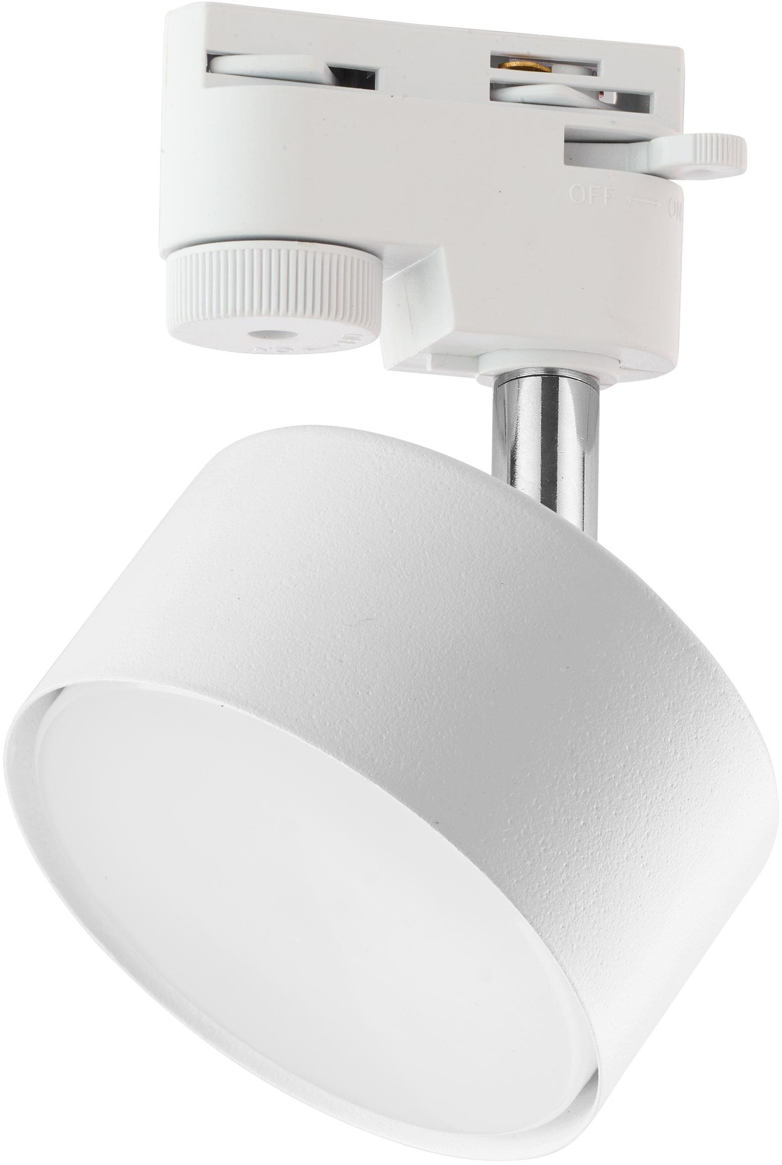 TK Lighting Tracer lampa pentru șină 1x10 W alb-crom 4397