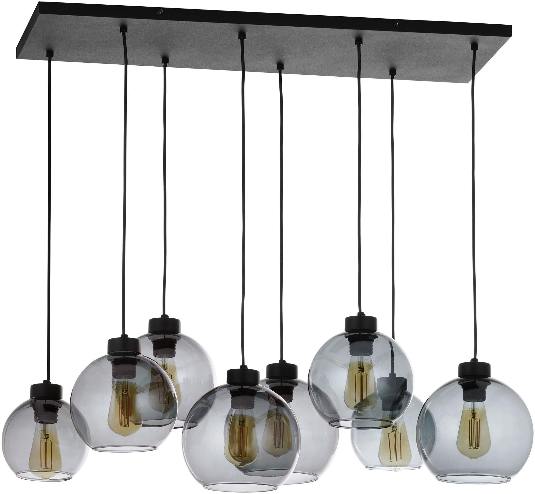 TK Lighting Cubus lampă suspendată mai mult de 6x15 W negru-grafit 4113