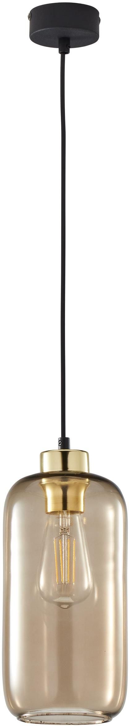 TK Lighting Marco lampă suspendată 1x15 W negru-maro 3314