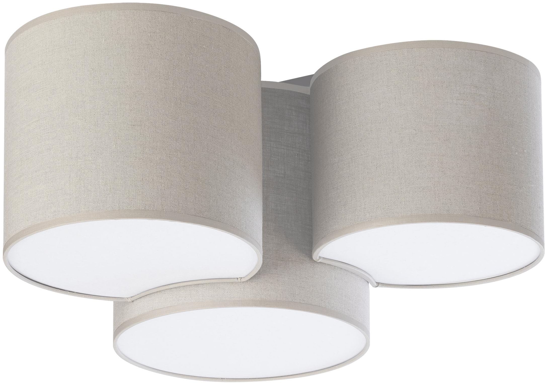 TK Lighting Mona plafon 3x15 W bej 6591