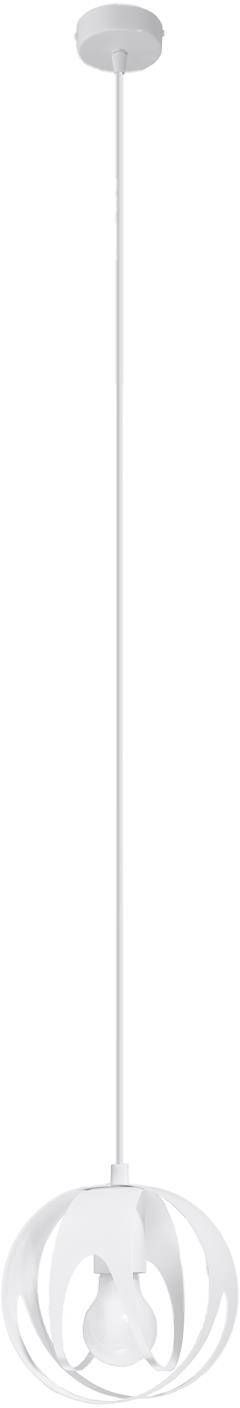 Sollux Lighting Tulos lampă suspendată 1x60 W alb SL.1083