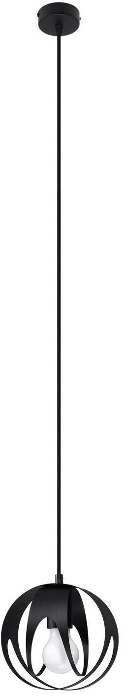 Sollux Lighting Tulos lampă suspendată 1x60 W negru SL.1087