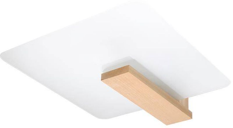 Sollux Lighting Lappo lampă de tavan 2x60 W alb-lemn SL.1095