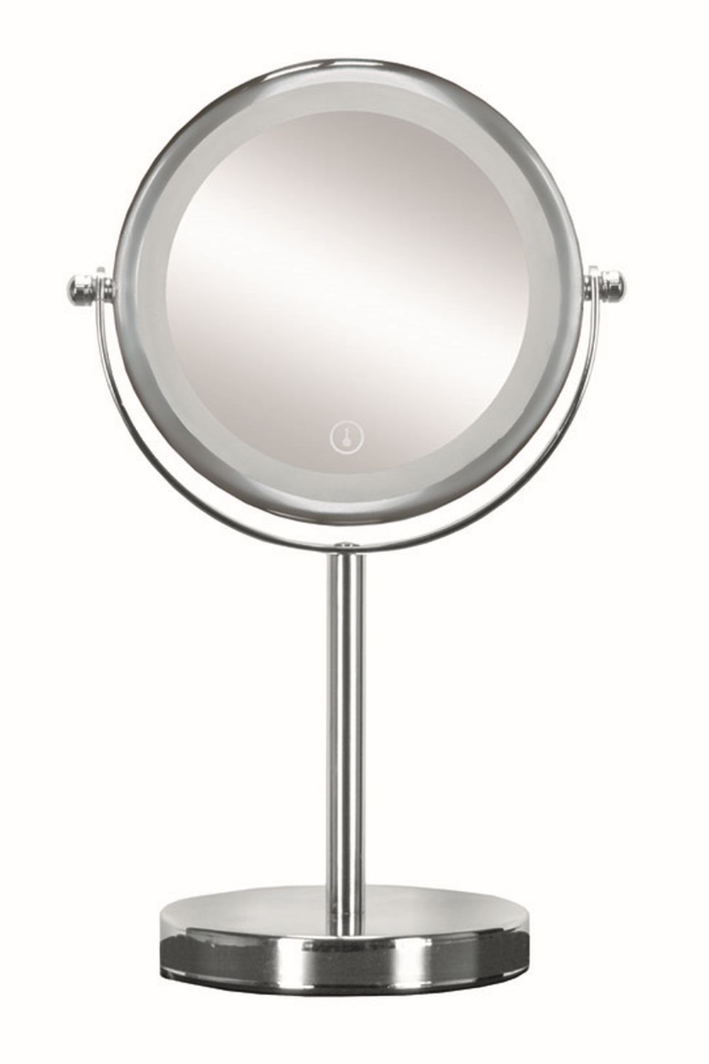 Kleine Wolke LED Mirror oglindă cosmetică 17.5x17.5 cm rotunde cu iluminare crom 5887124886