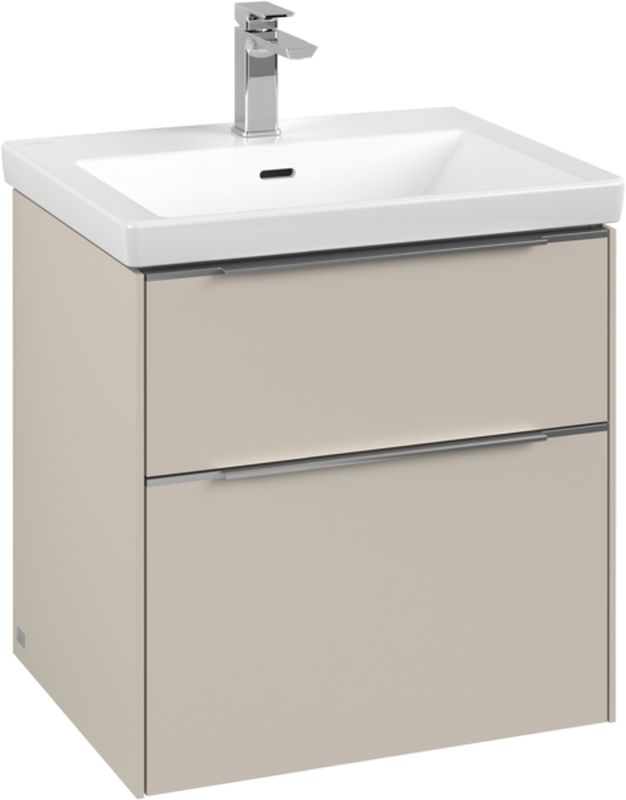 Villeroy & Boch Subway 3.0 dulap 57.2x47.8x57.6 cm sub chiuveta pe perete gri C57800VN