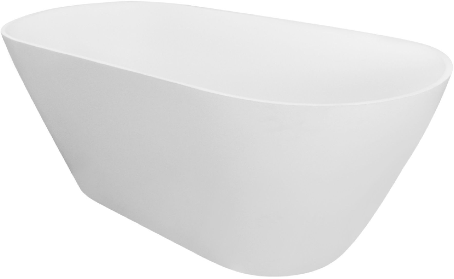 Besco Moya cadă freestanding 170x72 cm ovală alb #WMMB-170MKB