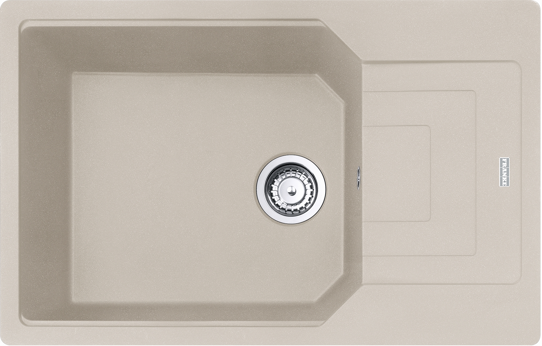 Franke Urban chiuvetă din granit 78x50 cm bej 114.0687.276