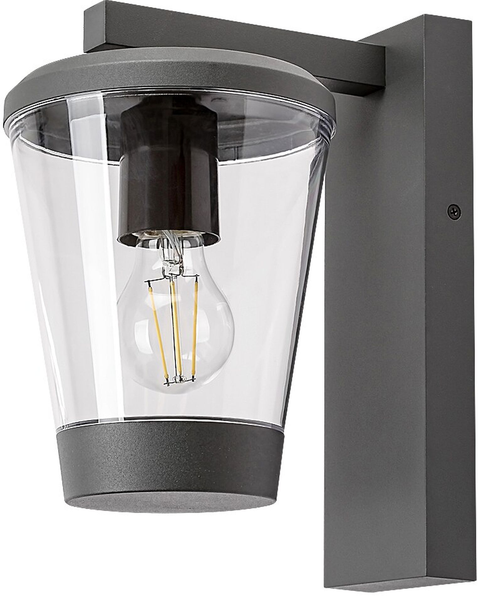 Rabalux Savano aplica exterior 1x40 W transparent-antracit 7266