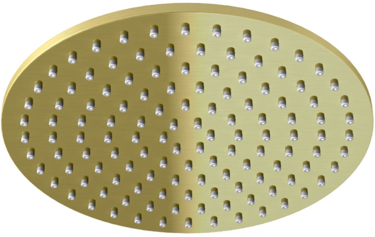 Kohlman Experience Brushed Gold cap de duș 30x30 cm rotund || R30EGDB