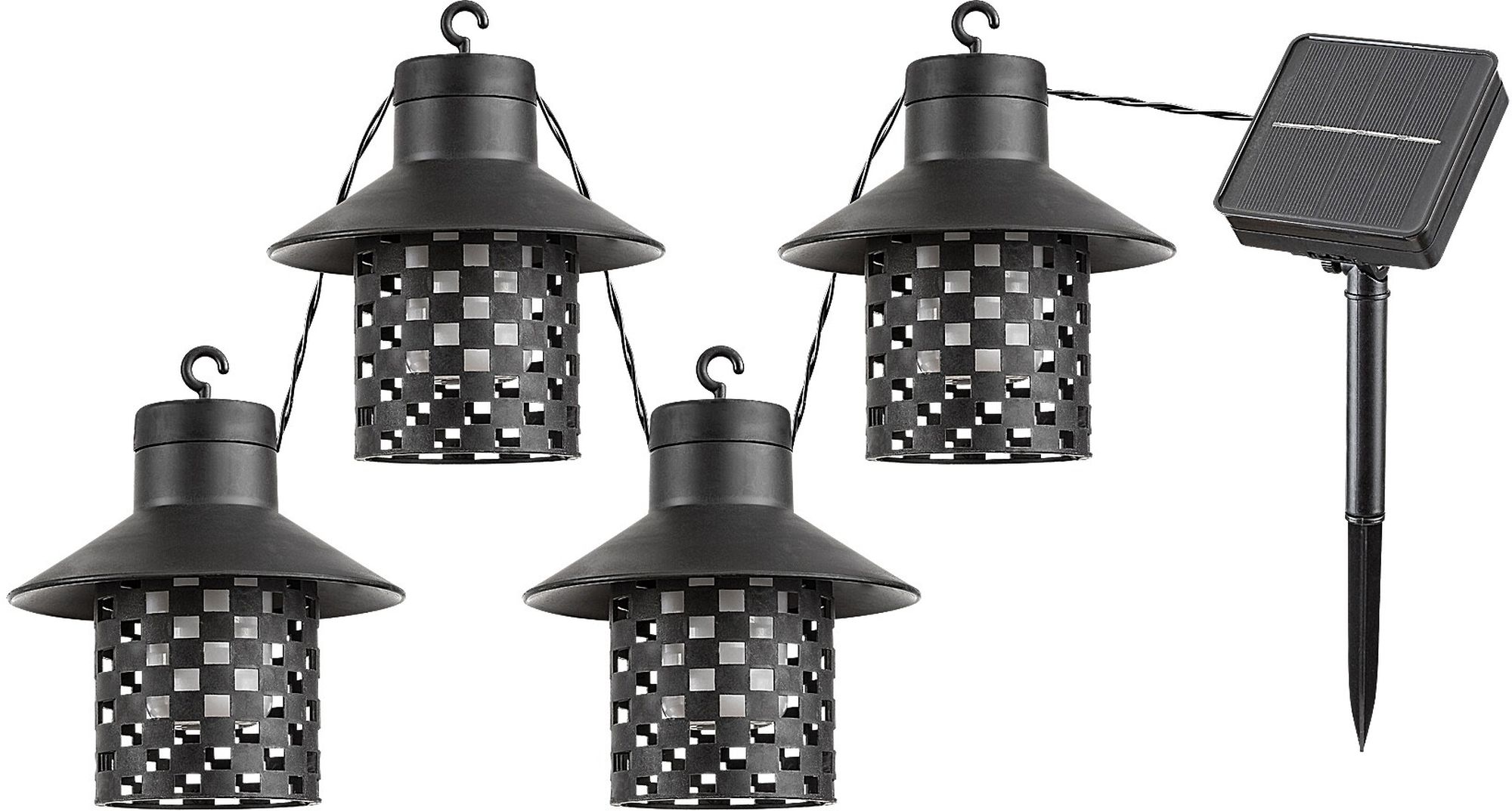 Rabalux Ximpu ghirlandă exterioară x0.1 W negru 77003