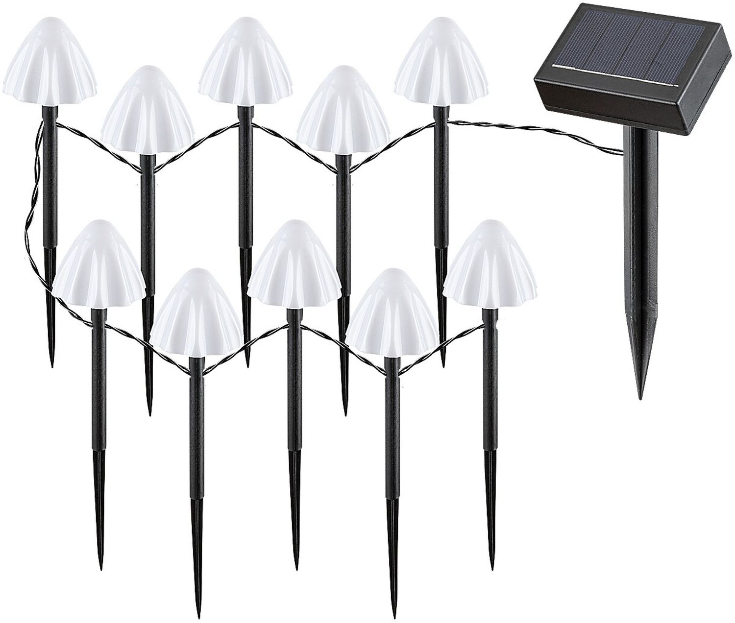 Rabalux Skadar lampă de sol x2 W alb-negru 77007