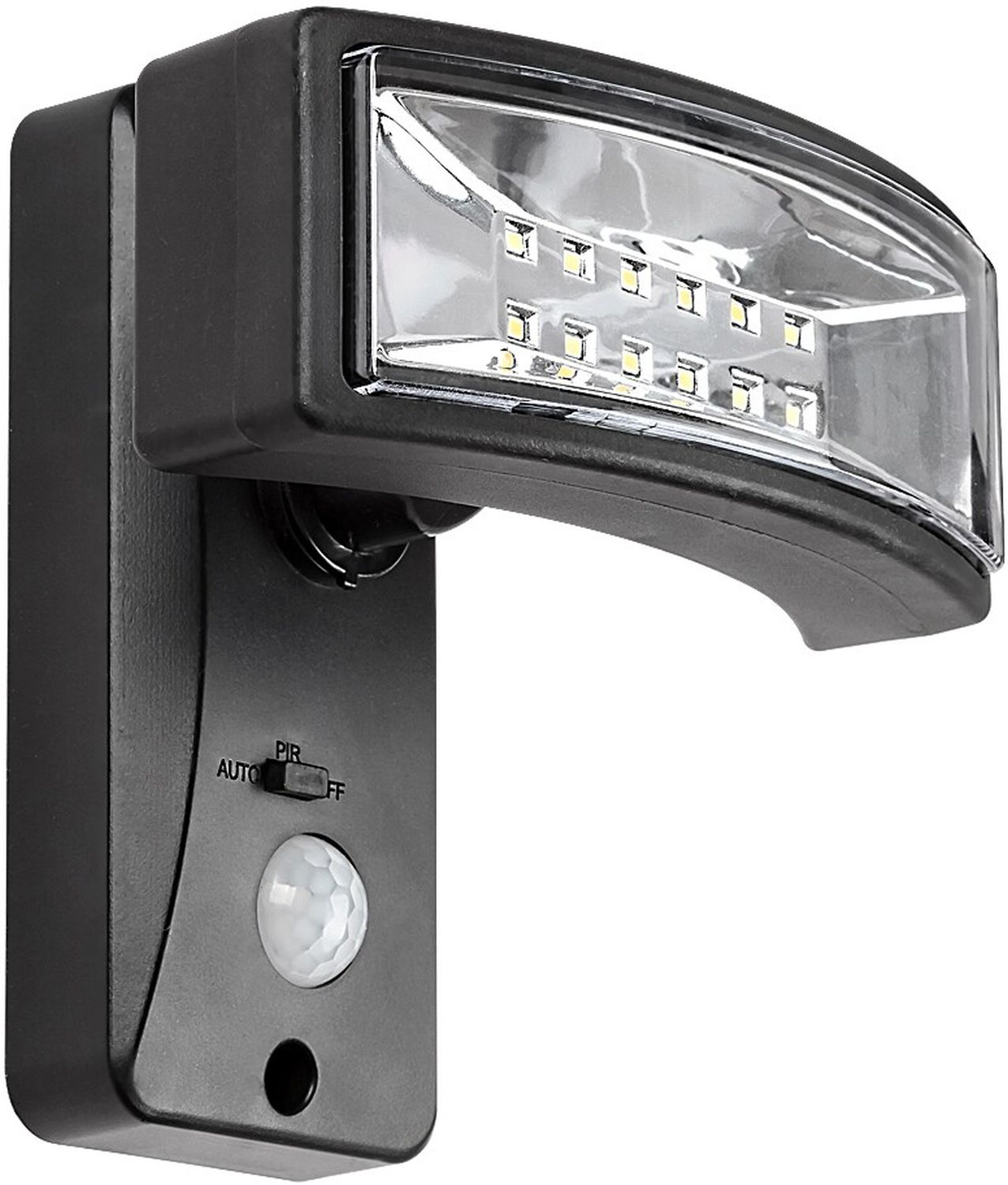Rabalux Alaska lampă de perete 1x2.4 W negru-transparent 77019