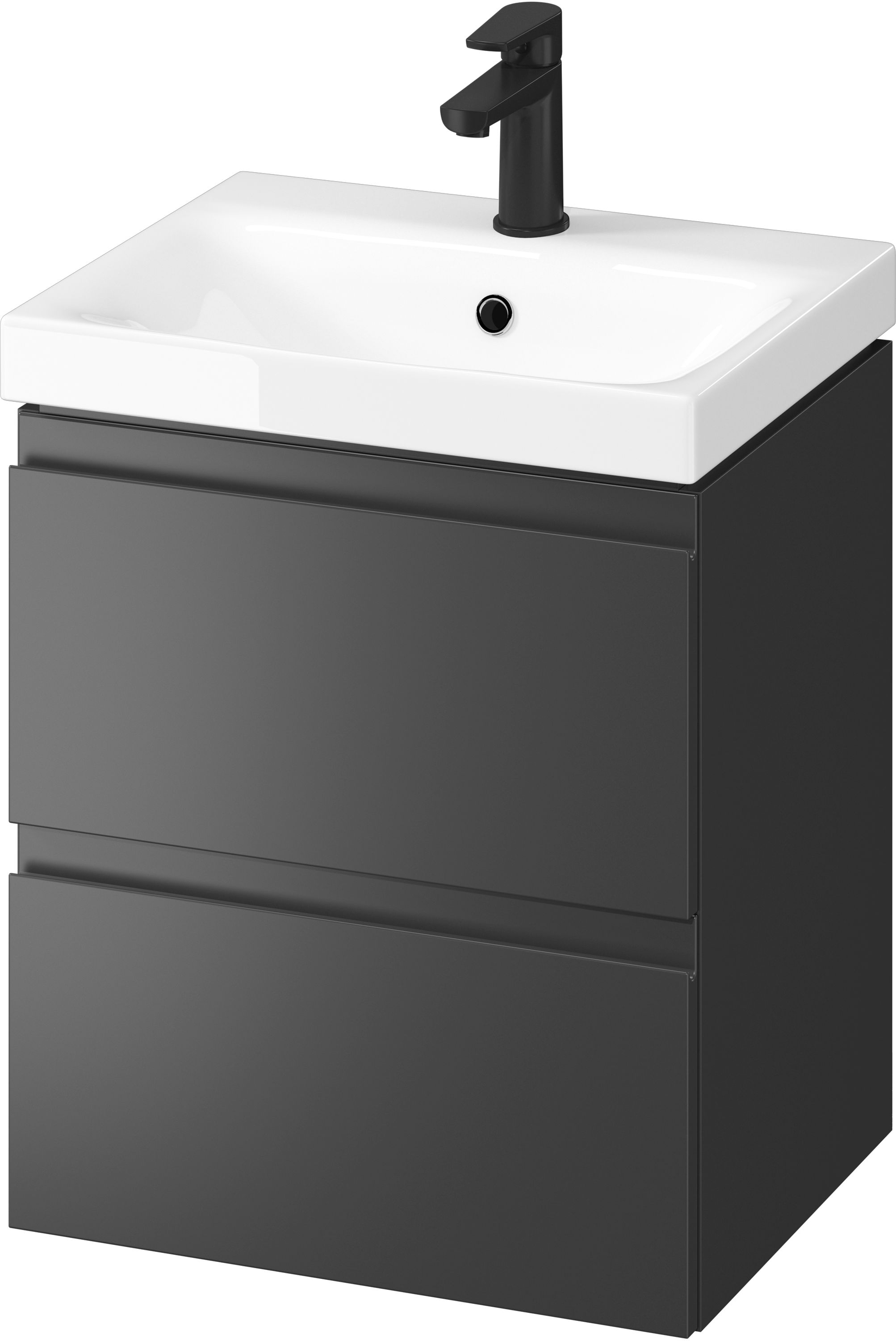 Cersanit Moduo lavoar cu dulap 49.4 cm antracit S801-485-DSM