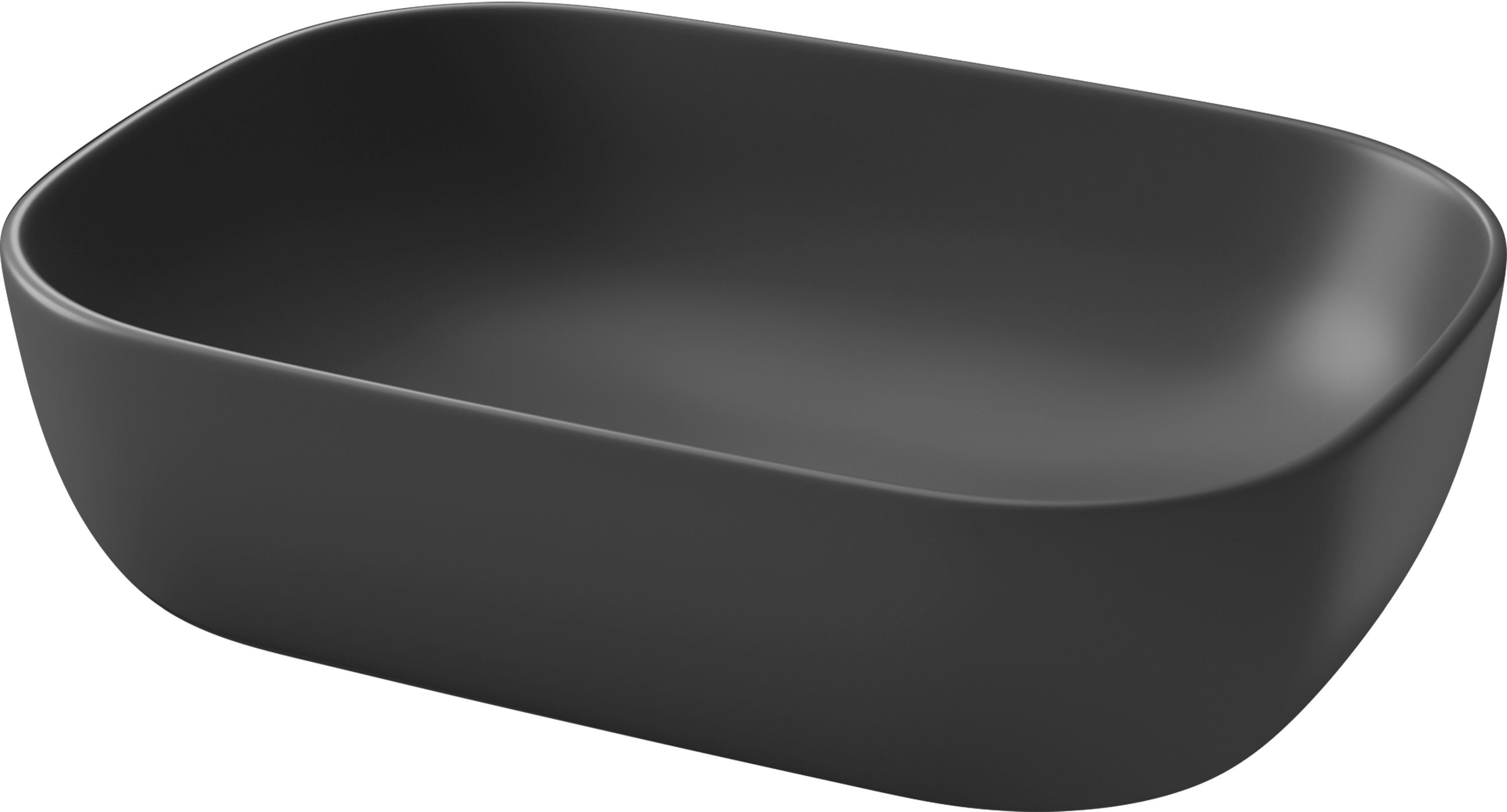 Cersanit Moduo lavoar 50.5x36 cm dreptunghiular de blat antracit K116-108