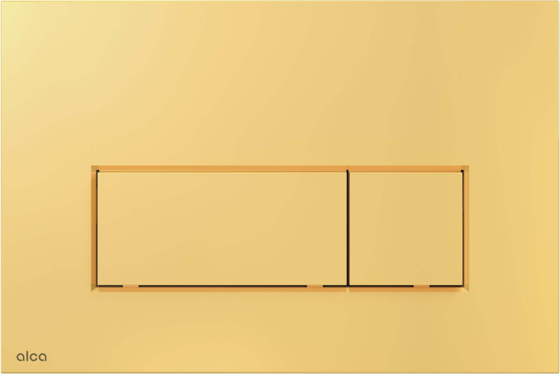 Alca Thin buton de spălare pentru WC auriu M575