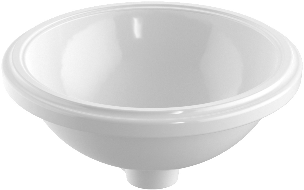 Geberit Variform lavoar 33x33 cm rotund sub blat alb 500.746.01.2