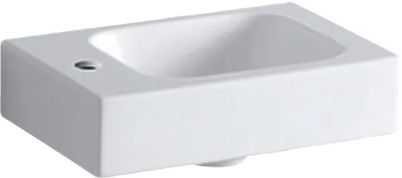 Geberit iCon lavoar 38x28 cm dreptunghiular clasică-mobilier alb 124836600