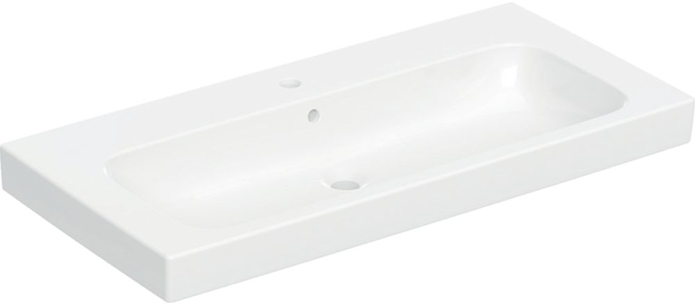 Geberit Modo lavoar 100x48.5 cm dreptunghiular mobilier alb 502.876.00.1