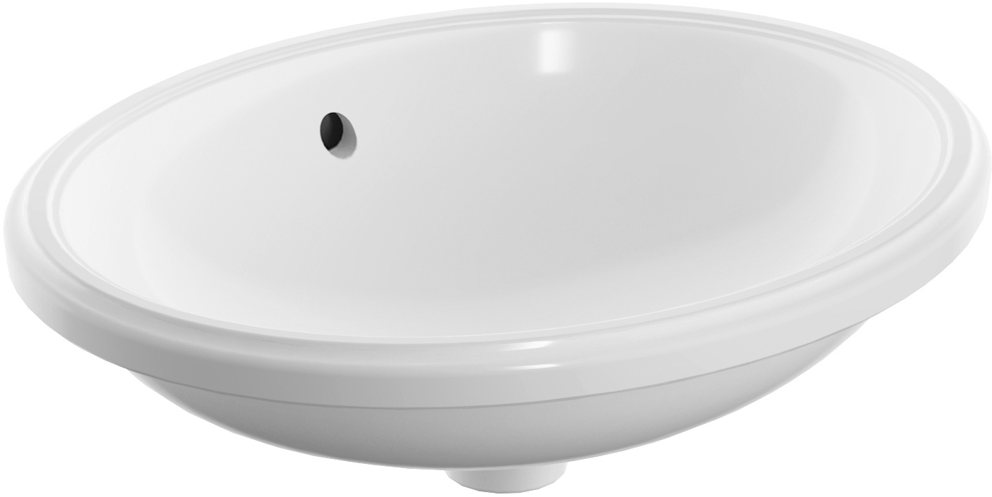Geberit Variform lavoar 50x40 cm ovale sub blat alb 500.753.00.2