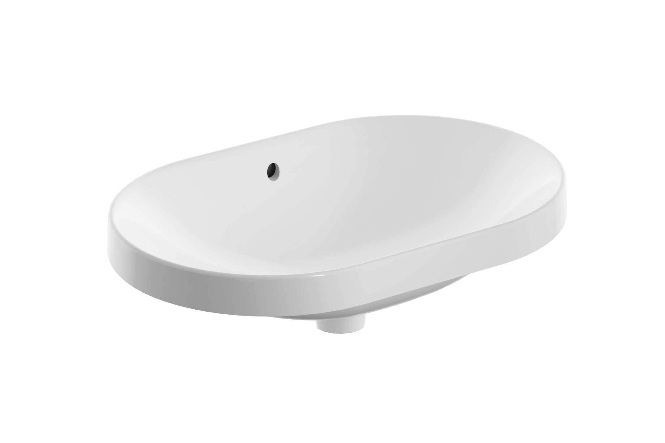 Geberit Variform lavoar 60x40 cm oval încastrat alb 500.728.01.2