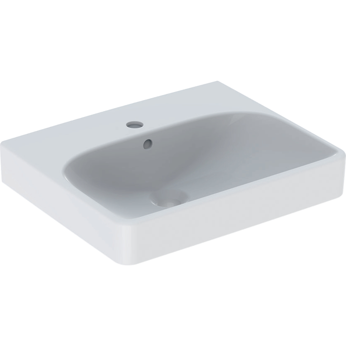 Geberit Smyle Square lavoar 50x41 cm dreptunghiular clasică-de blat alb 500.256.01.1